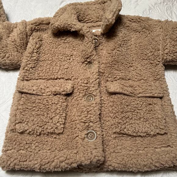NWT Abercrombie Kids Teddy Sherpa Fleece Jacket Size 7/8 - Picture 5 of 5